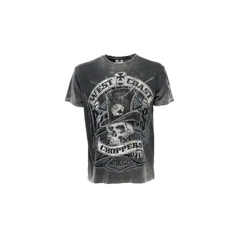 West Coast Choppers Cash Only T-Shirt vintage black 966088V