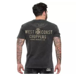 West Coast Choppers Eagle Vintage T-Shirt Black