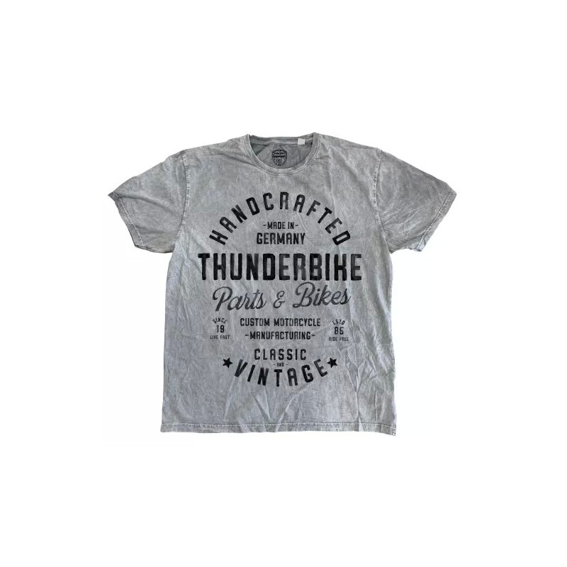 Thunderbike men´s T-Shirt Handcrafted grey 19-31-1423V