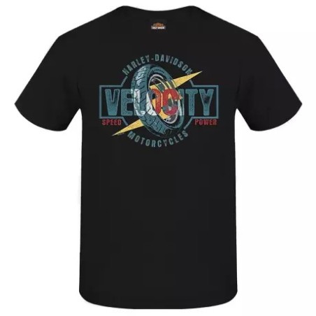 Harley-Davidson men´s T-Shirt Velocity Wheel black