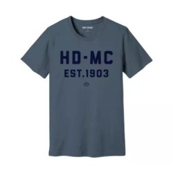 Harley-Davidson men´s T-Shirt HD-MC Dust Blue