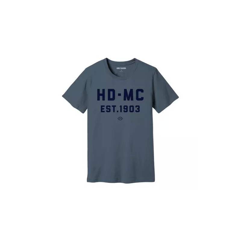 Harley-Davidson men´s T-Shirt HD-MC Dust Blue