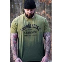 Thunderbike men´s T-Shirt Genuine Custom Olive green 19-31-1424V