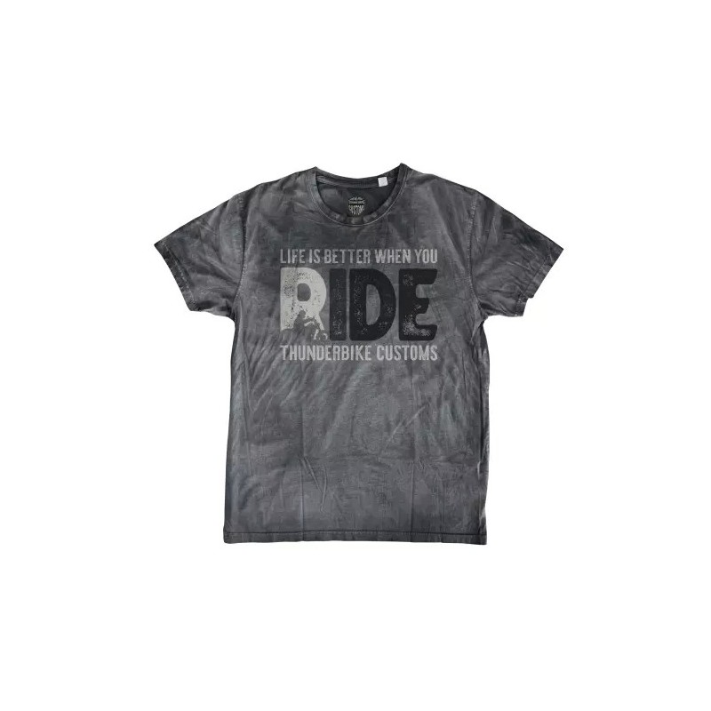 Thunderbike men´s T-Shirt Ride grey 19-31-1413V