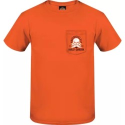 Harley-Davidson T-Shirt Crossed Pocket 3001010-ORNG