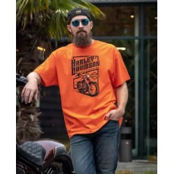 Harley-Davidson men´s T-Shirt Vertical Drive orange 3001762-ORNG