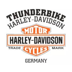 Harley-Davidson men´s T-Shirt Iron Free orange