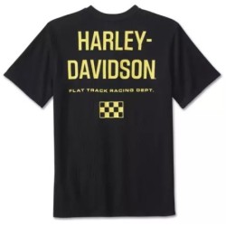 Harley-Davidson Henley T-Shirt Bar & Shield Racing black