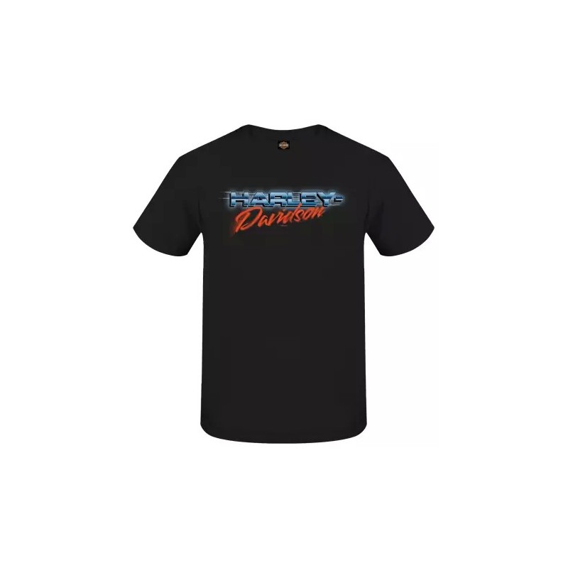 Harley-Davidson men´s T-Shirt 80s Chrome black 3001778