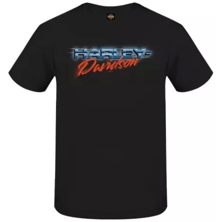 Harley-Davidson men´s T-Shirt 80s Chrome black 3001778