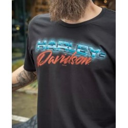 Harley-Davidson men´s T-Shirt 80s Chrome black 3001778