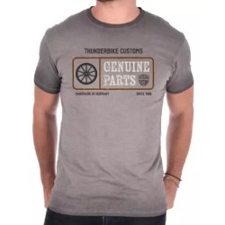 Thunderbike men´s T-Shirt Genuine Parts grey  19-31-1483