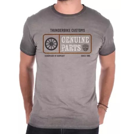 Thunderbike men´s T-Shirt Genuine Parts grey  19-31-1483