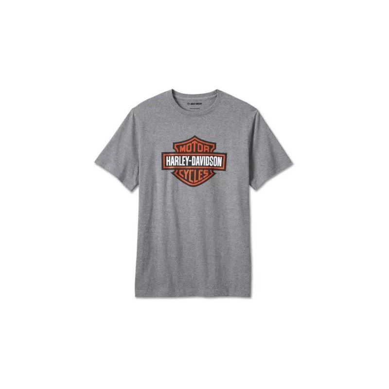 Harley-Davidson T-Shirt Bar & Shield heather grey 99079-24VM