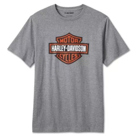 Harley-Davidson T-Shirt Bar & Shield heather grey 99079-24VM