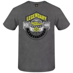 Harley-Davidson men´s T-Shirt Motorcycle Shield grey 3001779-CHAH