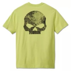 Harley-Davidson T-Shirt Willie G Skull lime green 96206-24VM