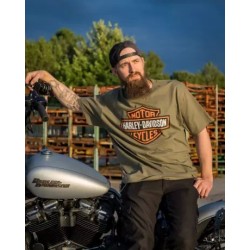 Harley-Davidson men´s T-Shirt Bar & Shield olive R004529V