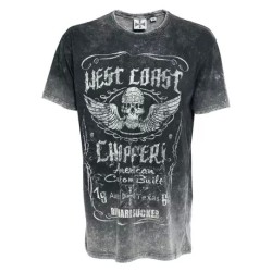 West Coast Choppers Ride Hard Sucker Vintage T-Shirt Black 966162V