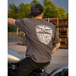 Harley-Davidson men´s T-Shirt Dark Custom grey R004523V