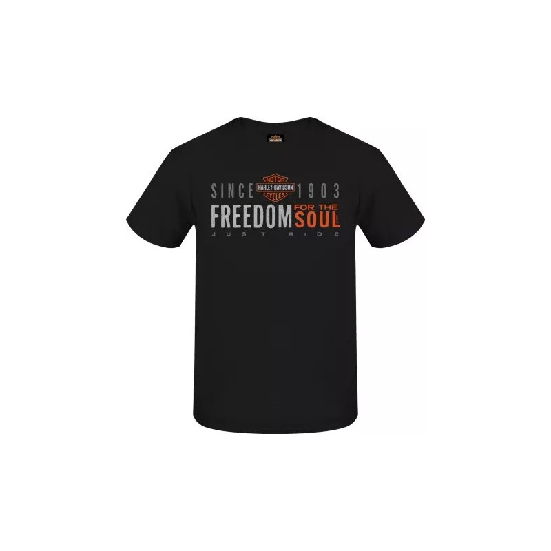 Harley-Davidson men´s T-Shirt Freedom Ride black 3000287-BLCK