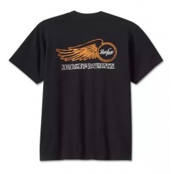 Harley-Davidson T-Shirt Willie G Winged Wheel Black 96798-24VX