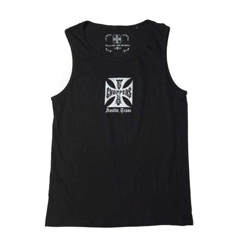 West Coast Choppers Classic Tank Top Black 914333V