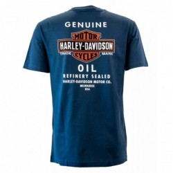 Harley-Davidson T-Shirt Oil Can blue 99075-22VM