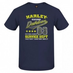 Harley-Davidson men´s T-Shirt Collegiate blue 3001696-NAVY