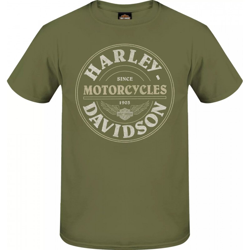 Harley-Davidson T-Shirt Sealed green 3000328-ARGN