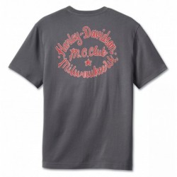 Harley-Davidson men´s T-Shirt Club Crew dark grey 96560-23VM