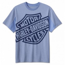 Harley-Davidson men´s T-Shirt Allegiance Performance blue 96822-23VM