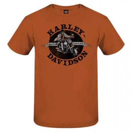 Harley-Davidson men´s T-Shirt Skello Ride orange 3001707-TXOR