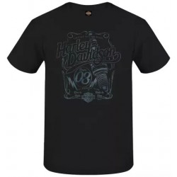 Harley-Davidson men´s T-Shirt Label Plug black 3001771-BLCK