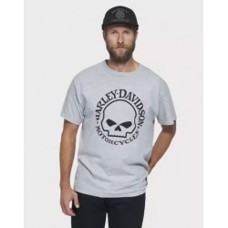 Harley-Davidson men´s T-Shirt Skull Heather Grey 99146-22VM