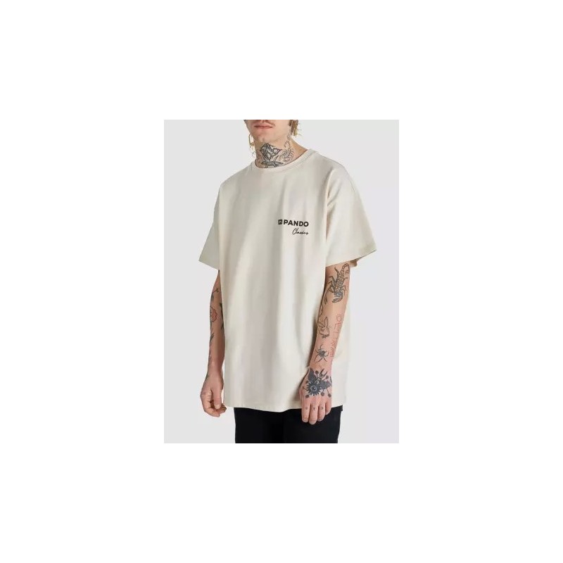 Pando Moto T-Shirt Classics Calling raw off-white CLASS-CALLING-RAW