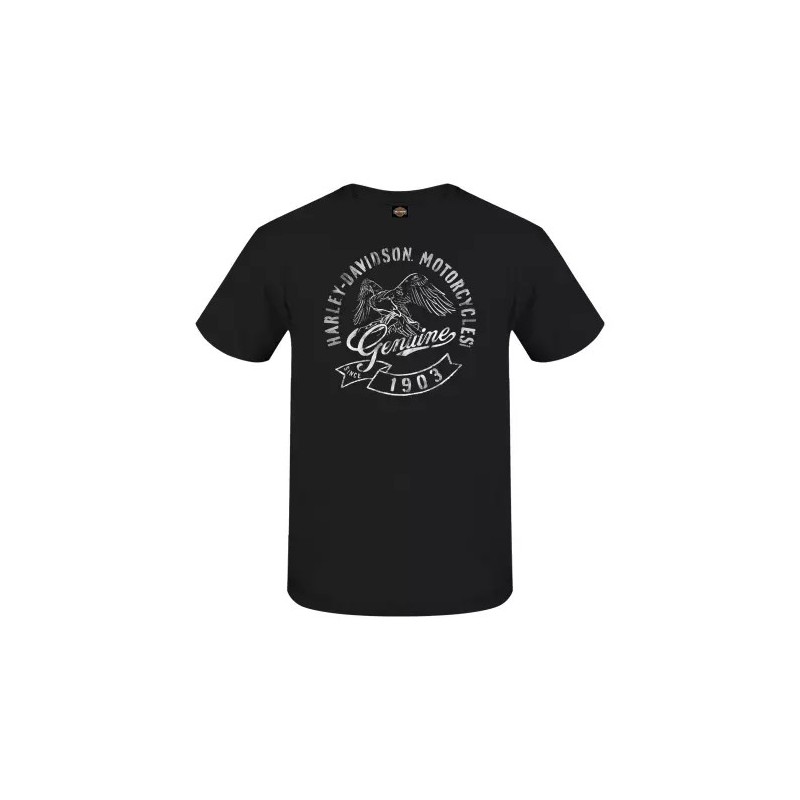 Harley-Davidson men´s T-Shirt Genuine Badge black 3001709-BLCK