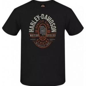 Harley-Davidson men´s T-Shirt Line Stamp black 3001668-BLCK