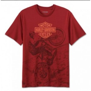 Harley-Davidson T-Shirt Freedom Machine Performance red 96815-23VM