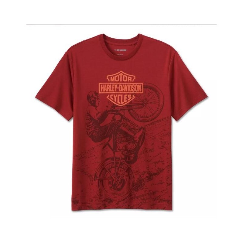 Harley-Davidson T-Shirt Freedom Machine Performance red 96815-23VM