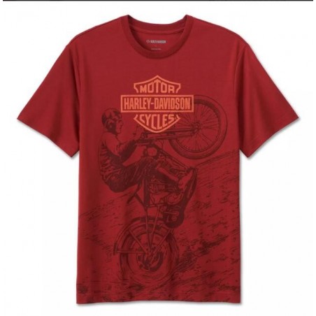 Harley-Davidson T-Shirt Freedom Machine Performance red 96815-23VM