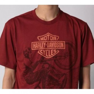 Harley-Davidson T-Shirt Freedom Machine Performance red 96815-23VM