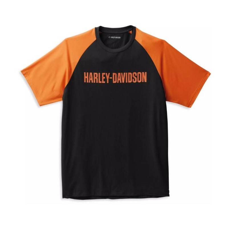 Harley-Davidson T-Shirt Performance black/orange 99063-22VM