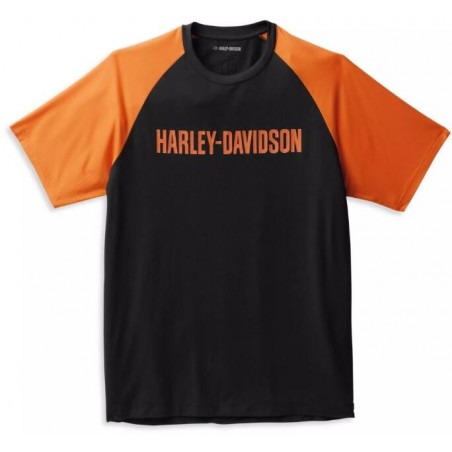 Harley-Davidson T-Shirt Performance black/orange 99063-22VM