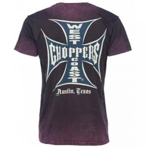 West Coast Choppers Og Classic T-Shirt Vintage Bordeaux 966449V