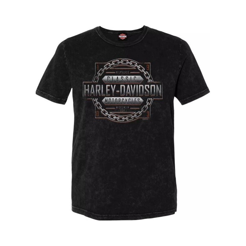 Harley-Davidson T-Shirt Chained 3001211-BLCK