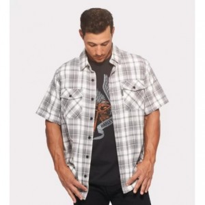 Harley-Davidson Shirt Genuine Plaid grey 96398-22VM