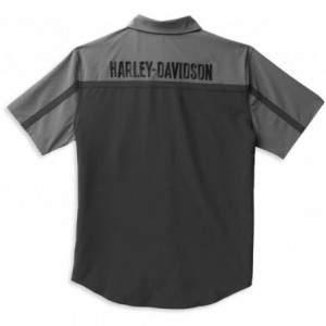 Harley-Davidson Shirt Coolcore Bar & Shield black/grey 99088-22VM