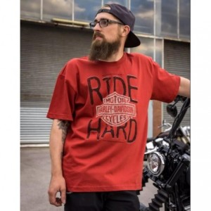 Harley-Davidson men´s T-Shirt Ride Hard orange R004389V