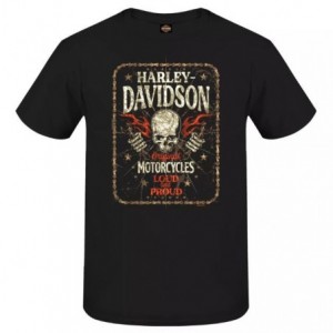 Harley-Davidson men´s T-Shirt Down Face black